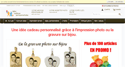 Desktop Screenshot of idee-cadeau-personnalise.com