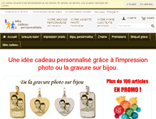 Tablet Screenshot of idee-cadeau-personnalise.com